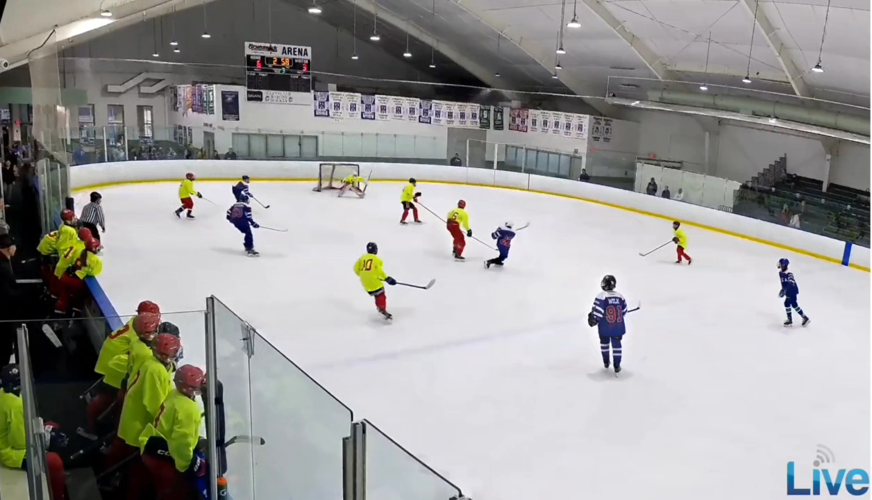 Justin Croney: Striking Goal Off Shift - 2012 AA United Select Allstars Highlights