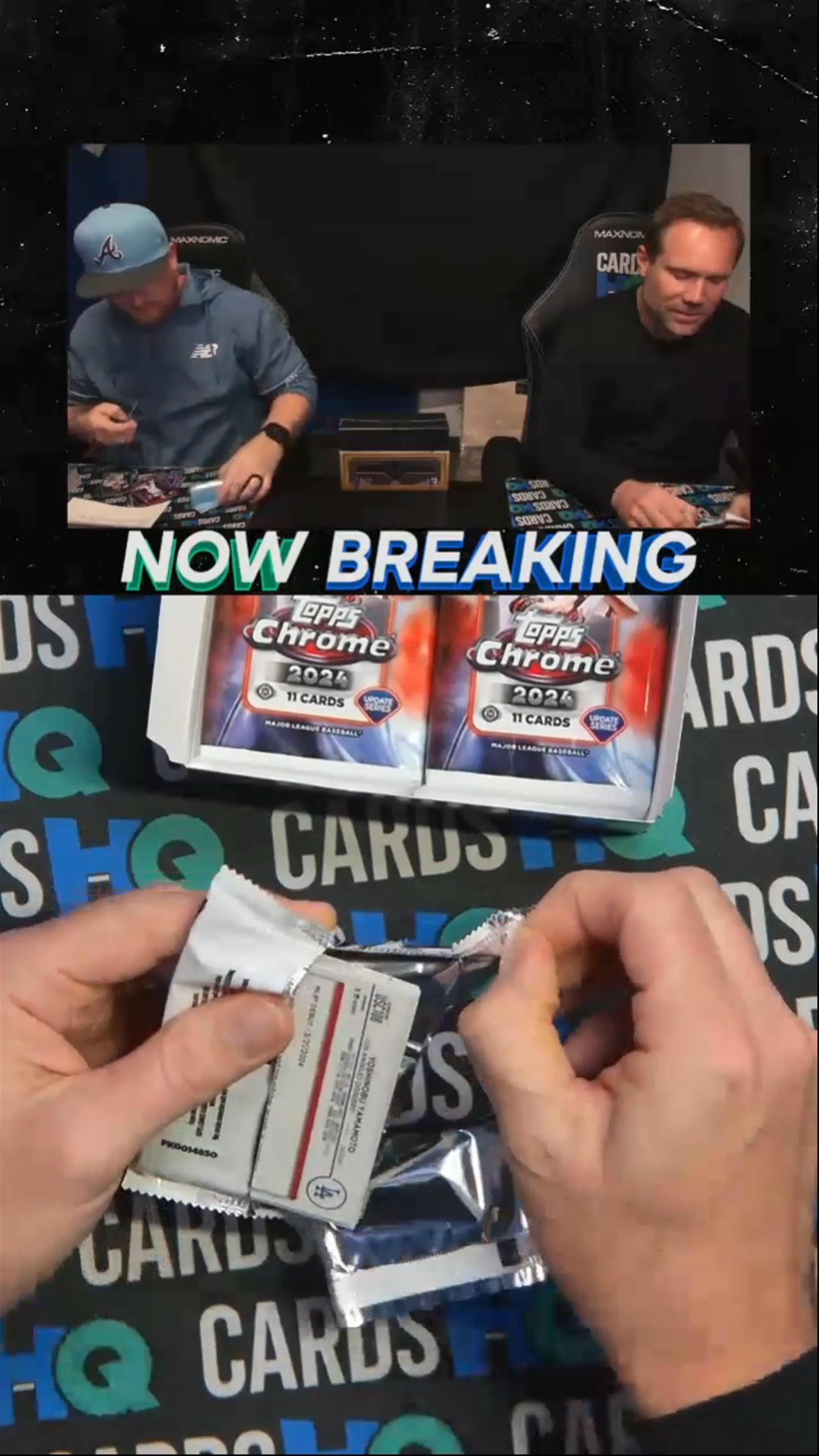 GILDED BREAKS WITH GEOFF DURING TRADE NIGHT AT CARDSHQ!
