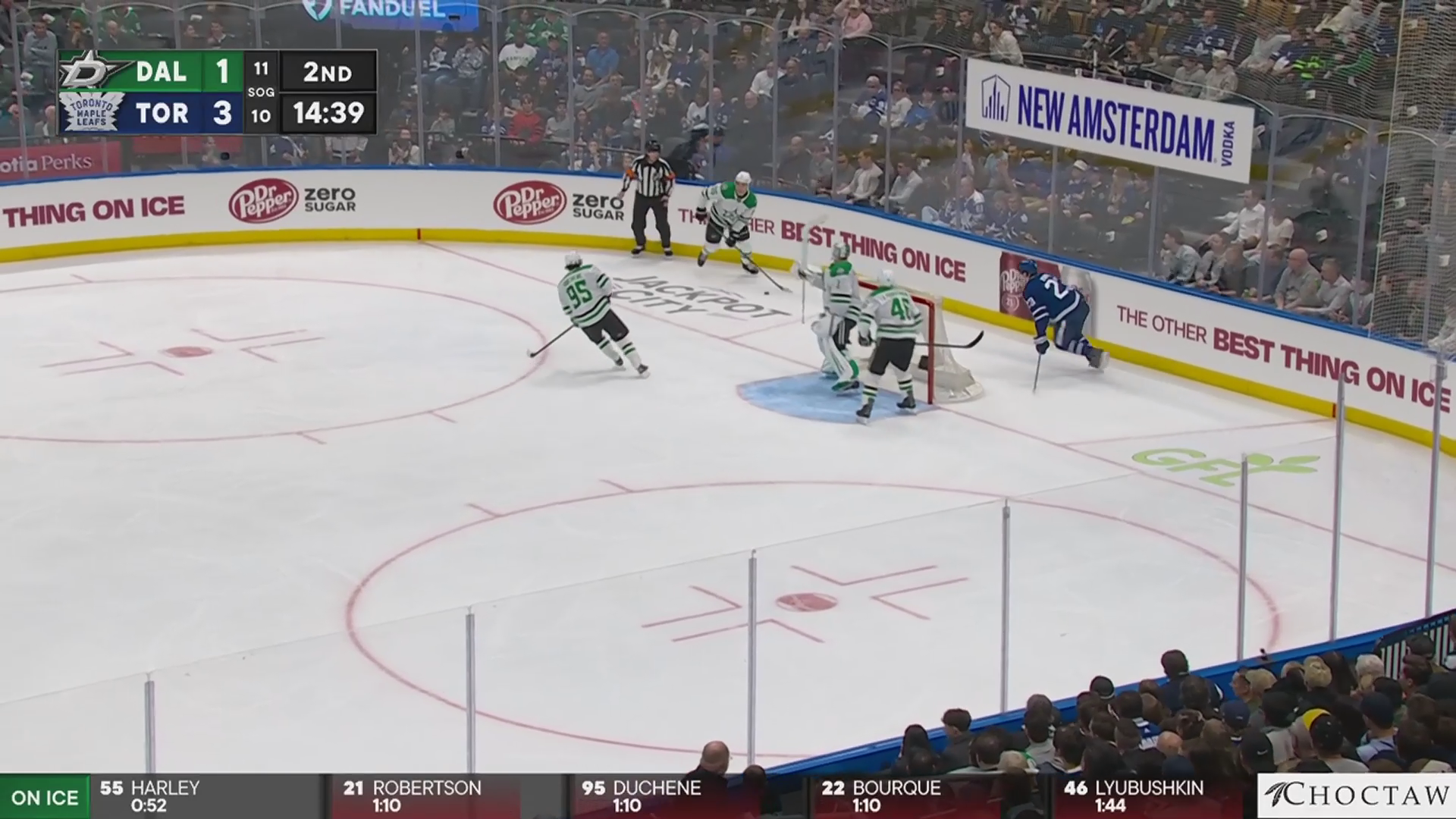 Bourque's First Career Hat Trick Completes Dallas Comeback · Apr. 13, 2026