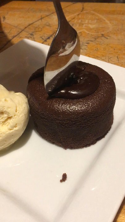 Ashley's Restaurant - chocolate Warm Chocolate Ganache Torte - American Near Me - Ann Arbor, Michigan