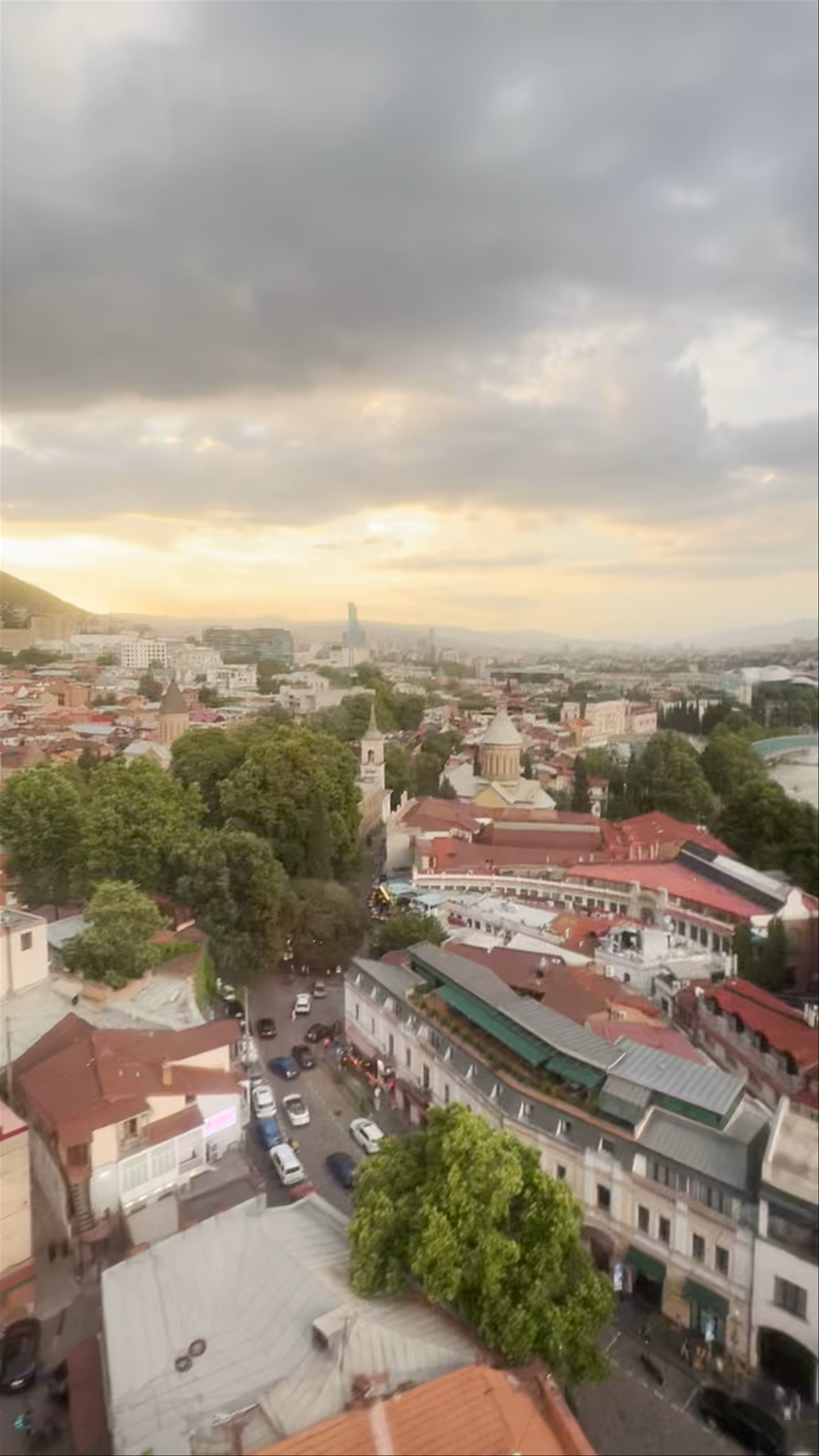 Tbilisi Funicular Ride at Sunset: Panoramic Views of Georgia's Capital