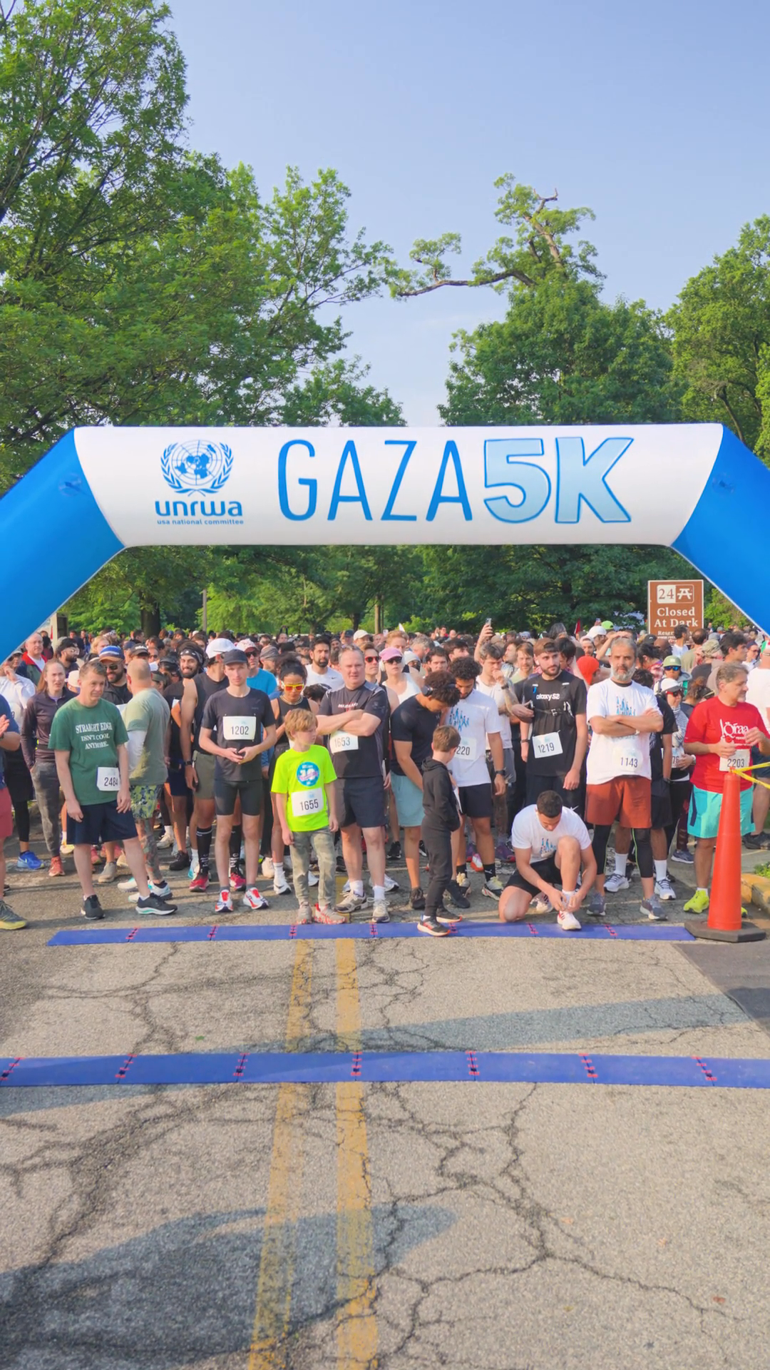 UNRWA Gaza 5K event coverage
