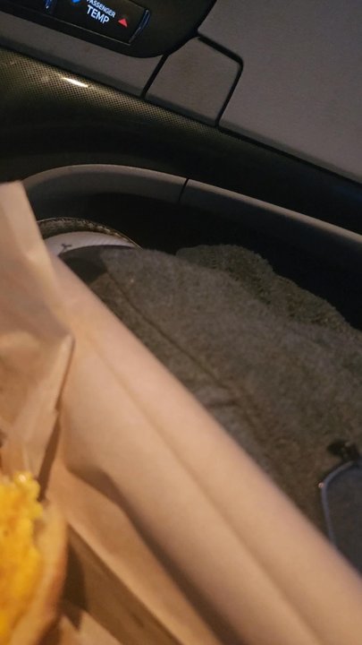 Jack in the Box - Showing the sausage croissant they gave me when I ordered a Supreme one - Fast Food Near Me - Richland, Washington