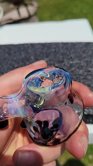 Preview pic of Stand up bubble hash Sherlock #7 ghost and jetblack