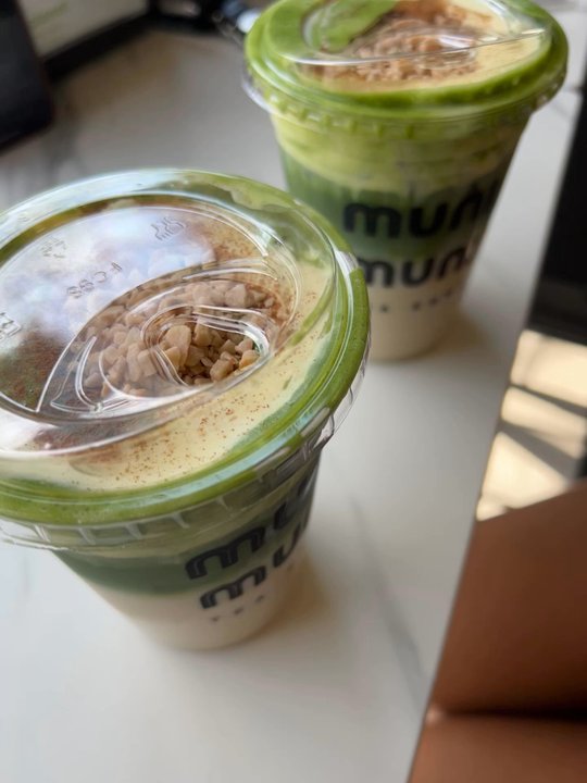 Muni Muni Tea Shop - Banana Nut Toffee Matcha - Bubble Tea Near Me - Nashville, Tennessee
