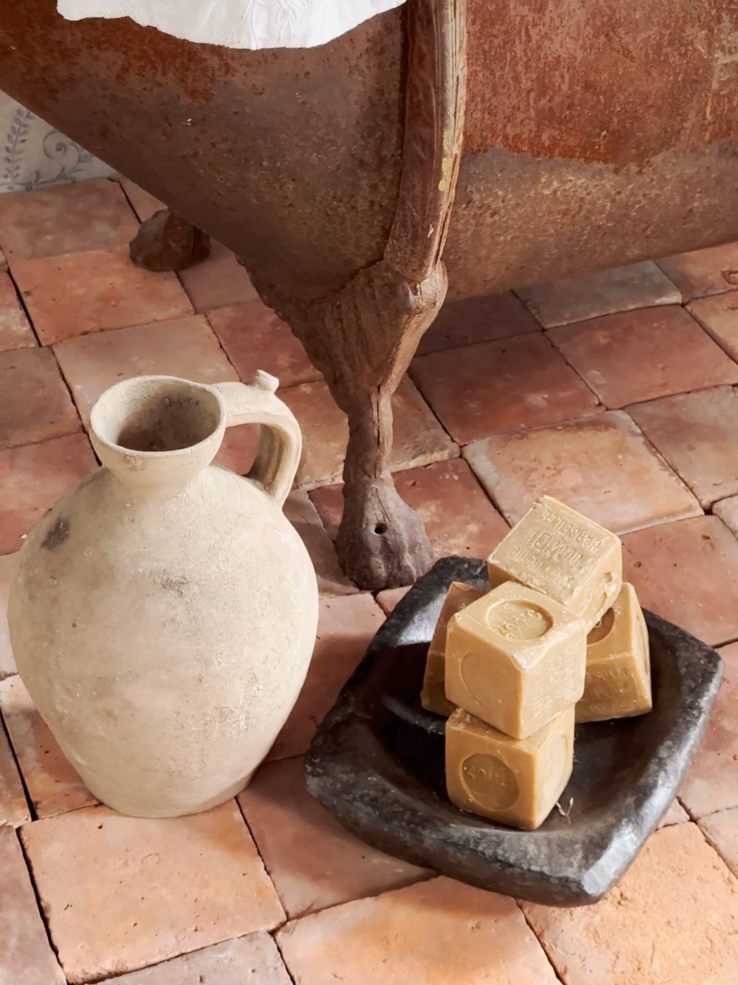 Square Stone Kharal Bowl
