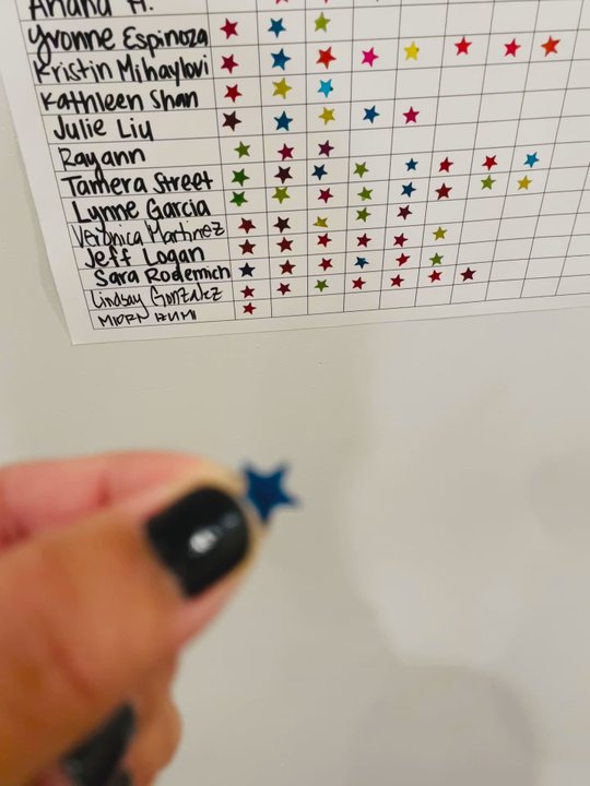 STRIDE Fitness - Adding a star to my name for the Back to Stride challenge - Interval Training Gyms Near Me - Pasadena, California