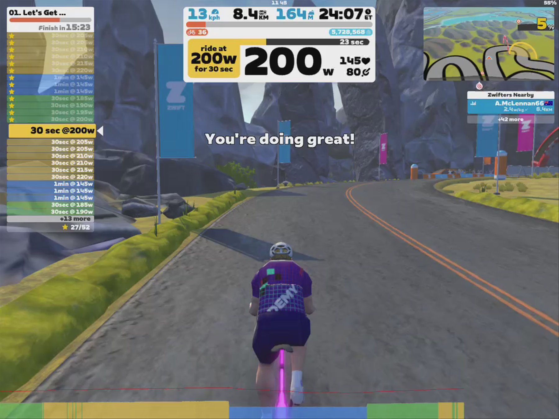 Zwift - 01. Let's Get Moving in Scotland