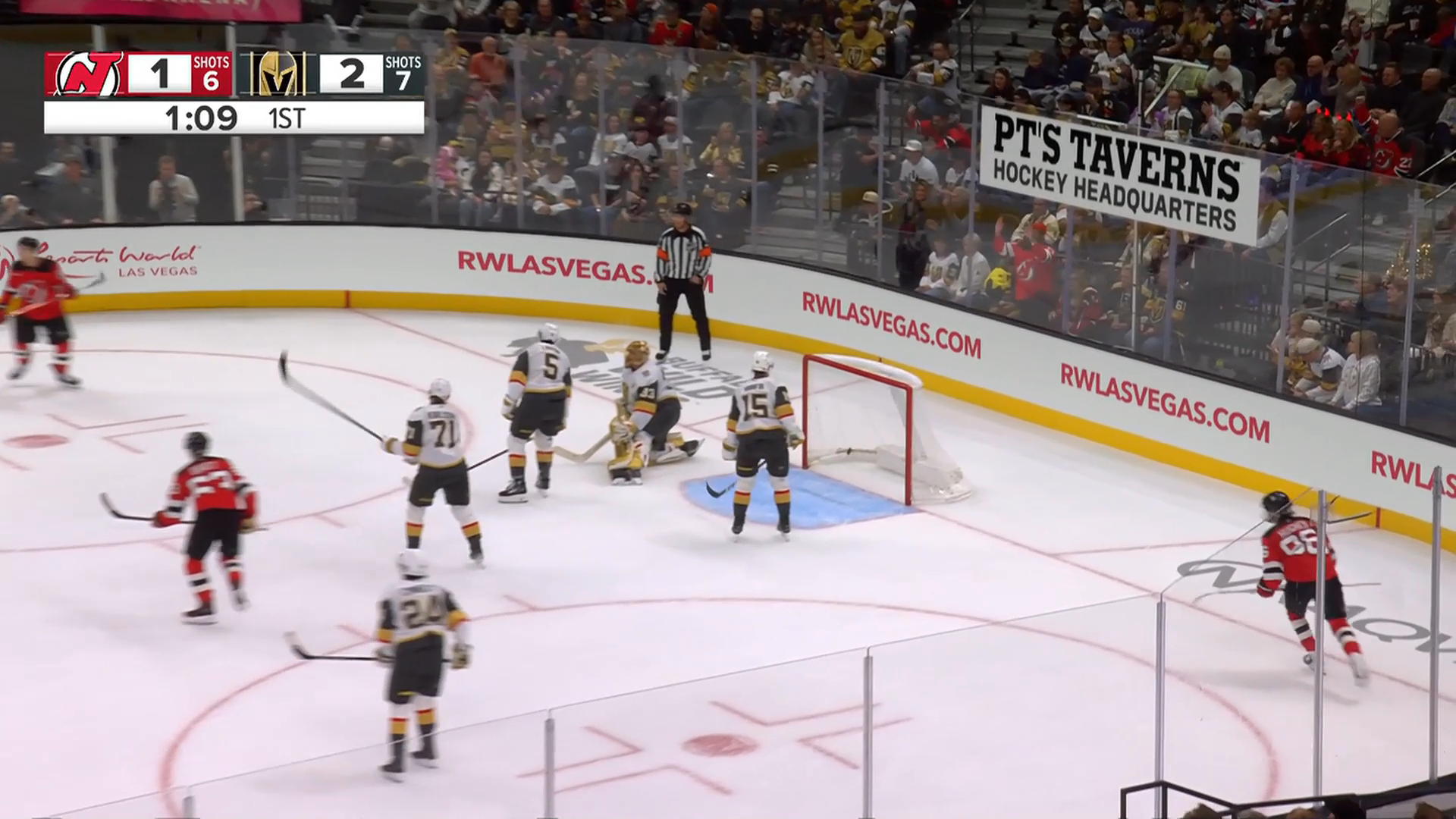 Gritsyuk and Jack Hughes Score Twice as Devils Rally in Vegas · Oct. 30, 2026