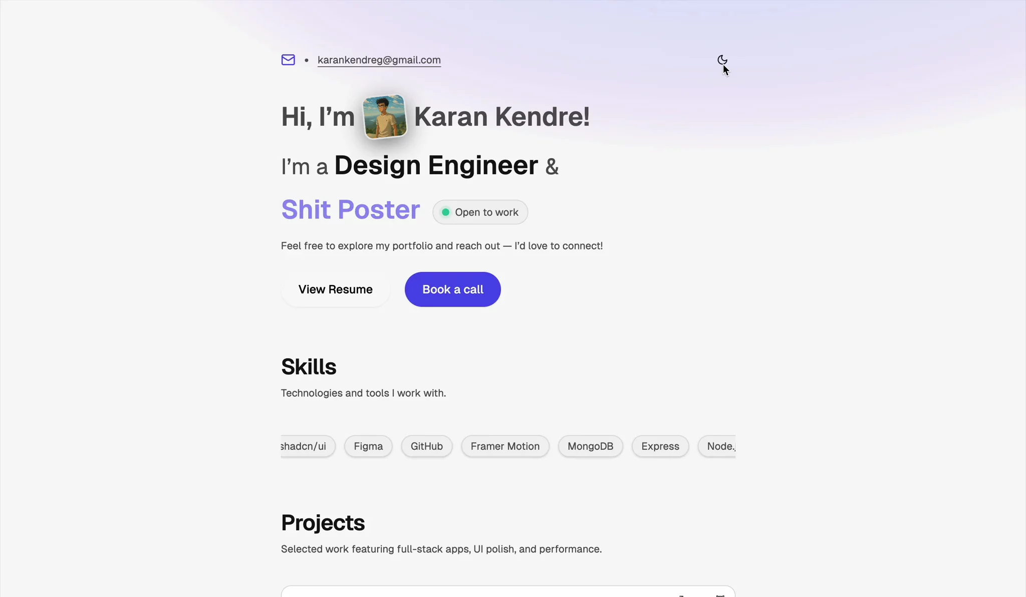 GPT - 5 Generated Portfolio image 1