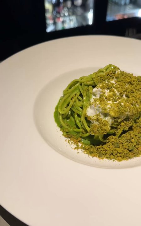 The Duchess - Pistachio Pesto Tagliolini with Burrata and Escargot with Garlic & Parsley Butter - French Near Me - Amsterdam, New Hampshire