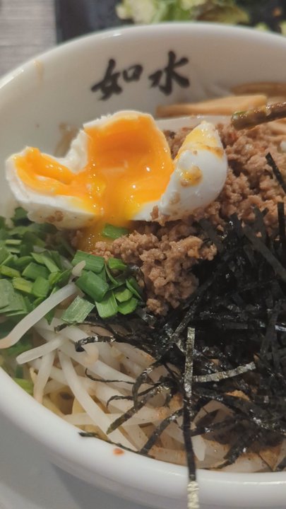 Ramen Josui - Mazesoba ramen - with the runny yolk - Ramen Near Me - Torrance, California