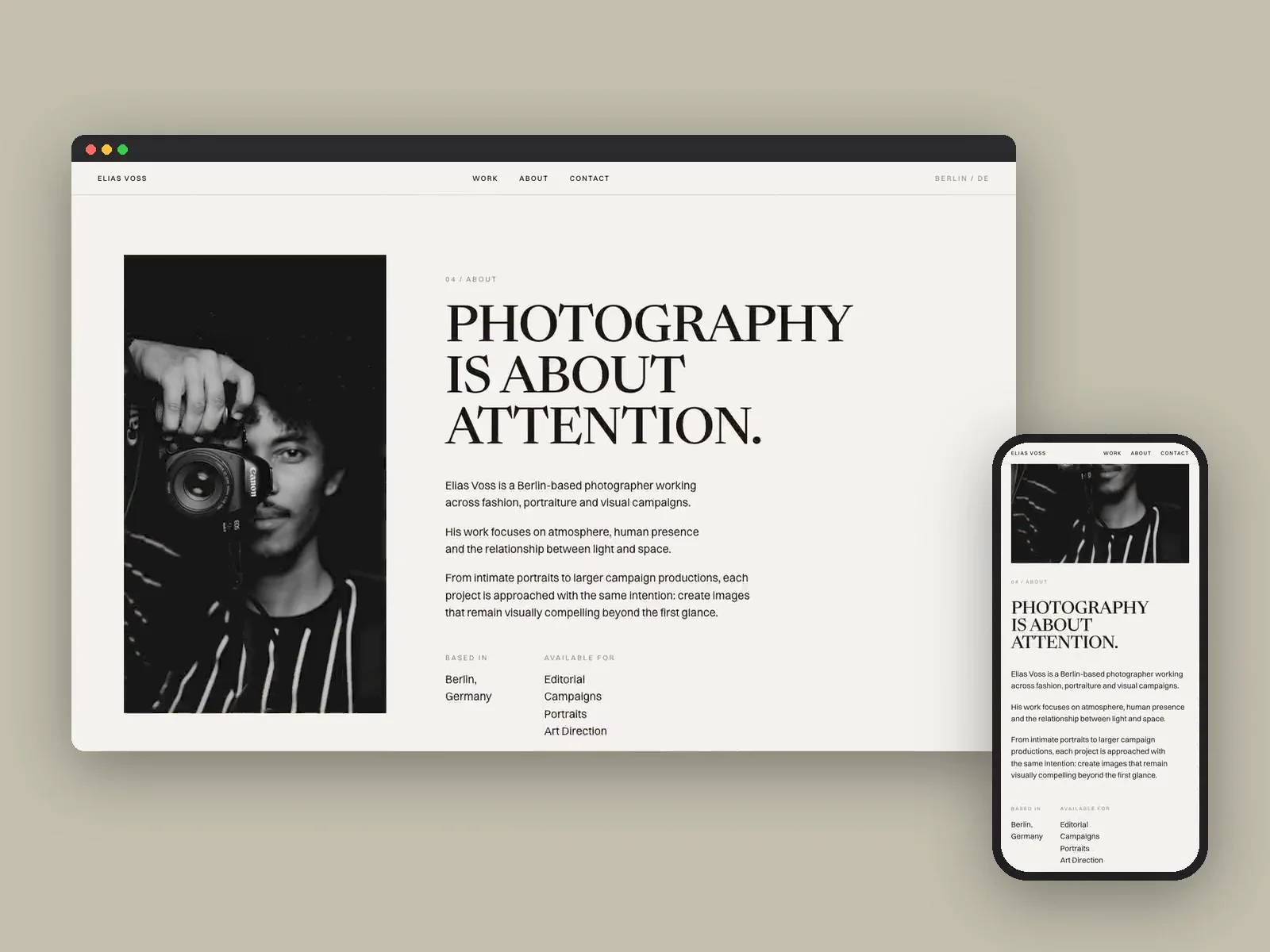 Editorial Photo Site