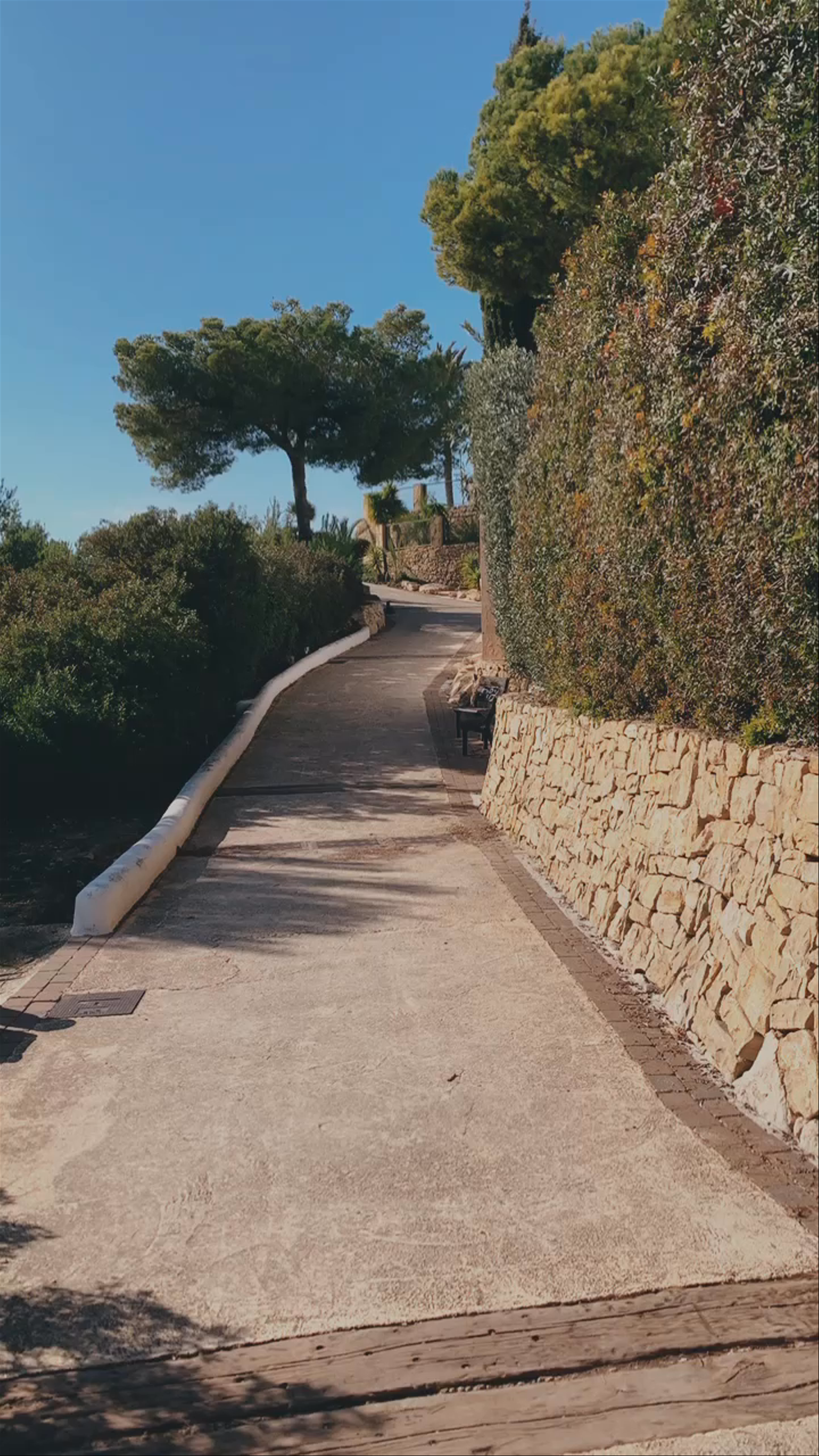 Sunlit Pathway at Circle Park, Teulada