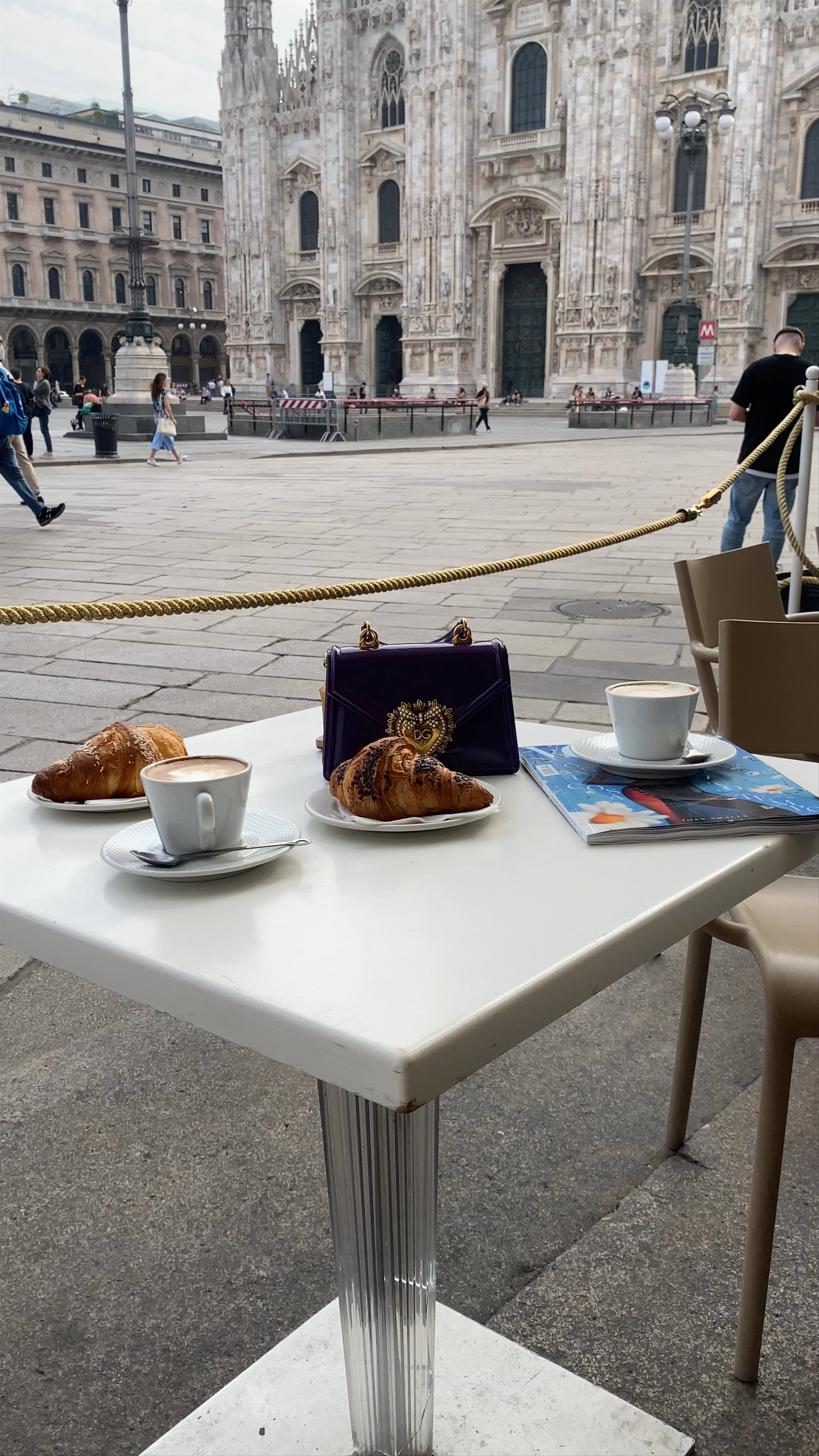 Puro Gusto Café with Duomo View in Milan