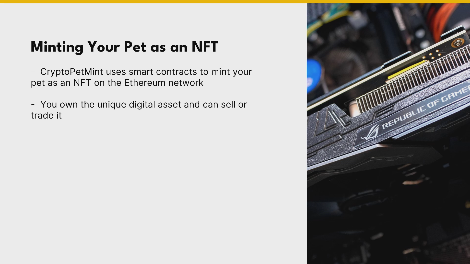 CryptoPetMint video demo