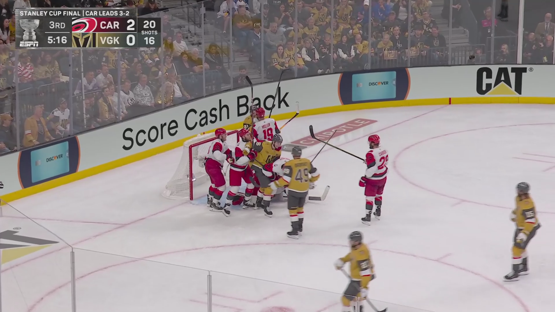 Bussi Blanks Vegas, Canes Claim the Cup in Game 6 Shutout · Jun. 14, 2026