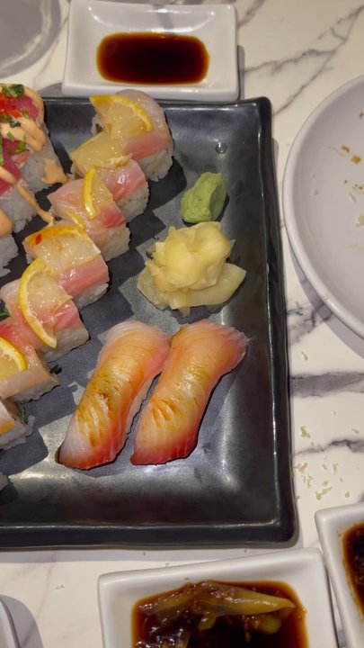 Shoga Sushi Bar - The three rolls we got! - Sushi Bars Near Me - Orem, Utah