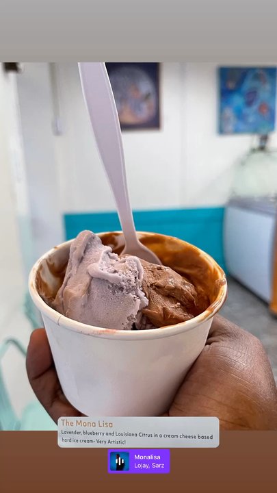 Sweet Saint - The Monalisa flavor is *chef's kiss*.   And An Ice Cream named Desire flavor is heavenly chocolate ice cream. - Ice Cream & Frozen Yogurt Near Me - New Orleans, Louisiana