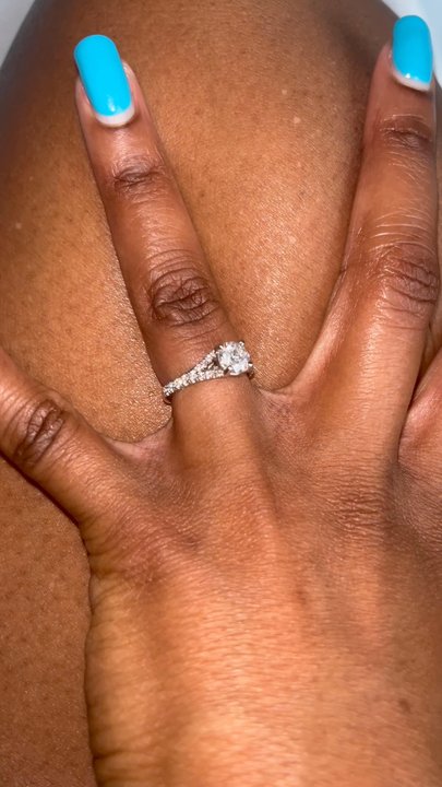 Diamonds Direct - The ring my fiancé surprised me with on 12/25/23 - Jewelry Near Me - Raleigh, North Carolina