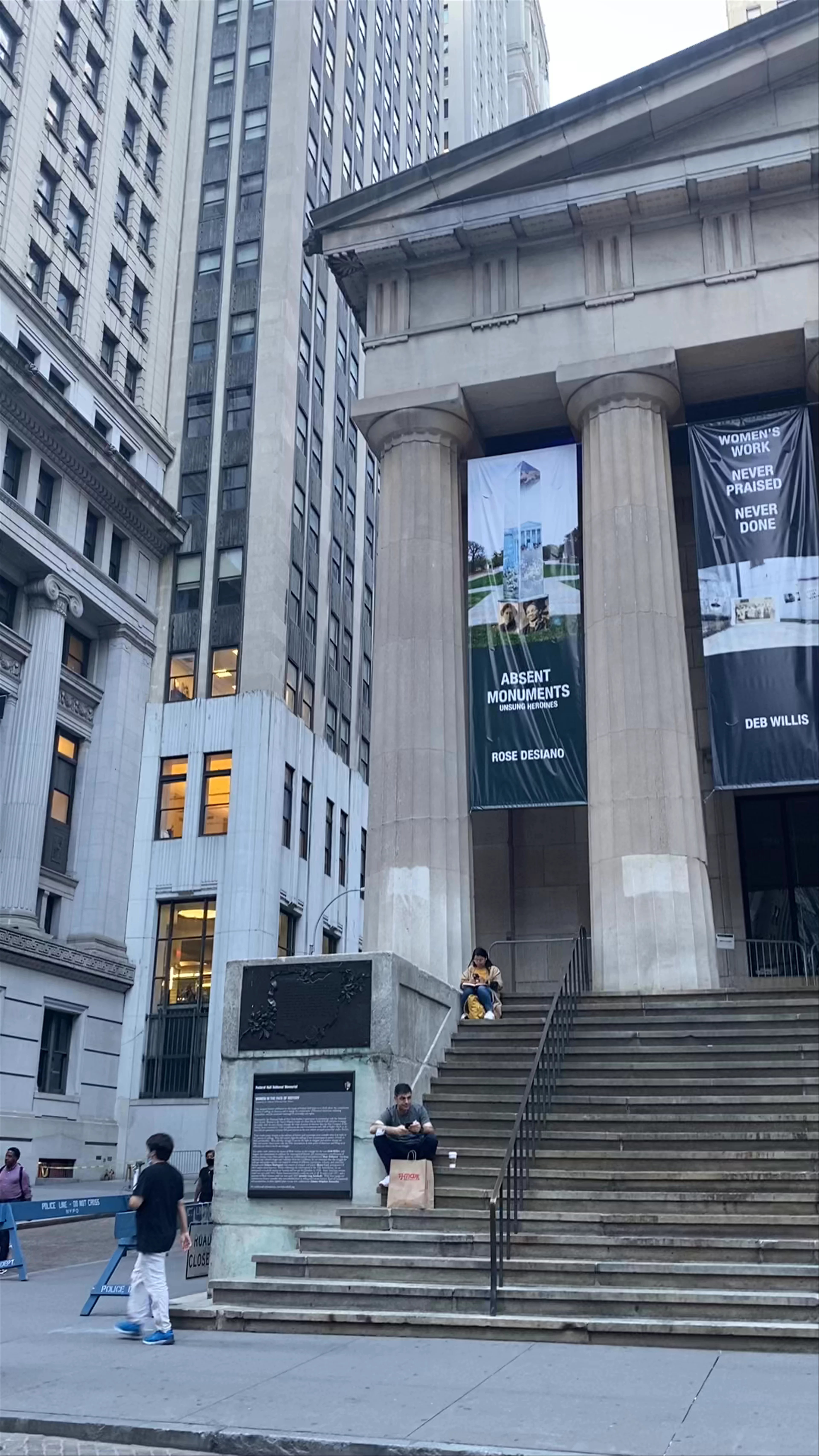 Federal Hall, Wall Street, New York, NY, USA