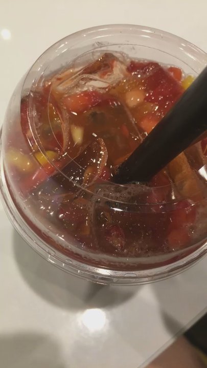 Magic Cup - There's bits of fruit in here too! (Fruit Tea Madness) - Coffee & Tea Near Me - Richardson, Texas