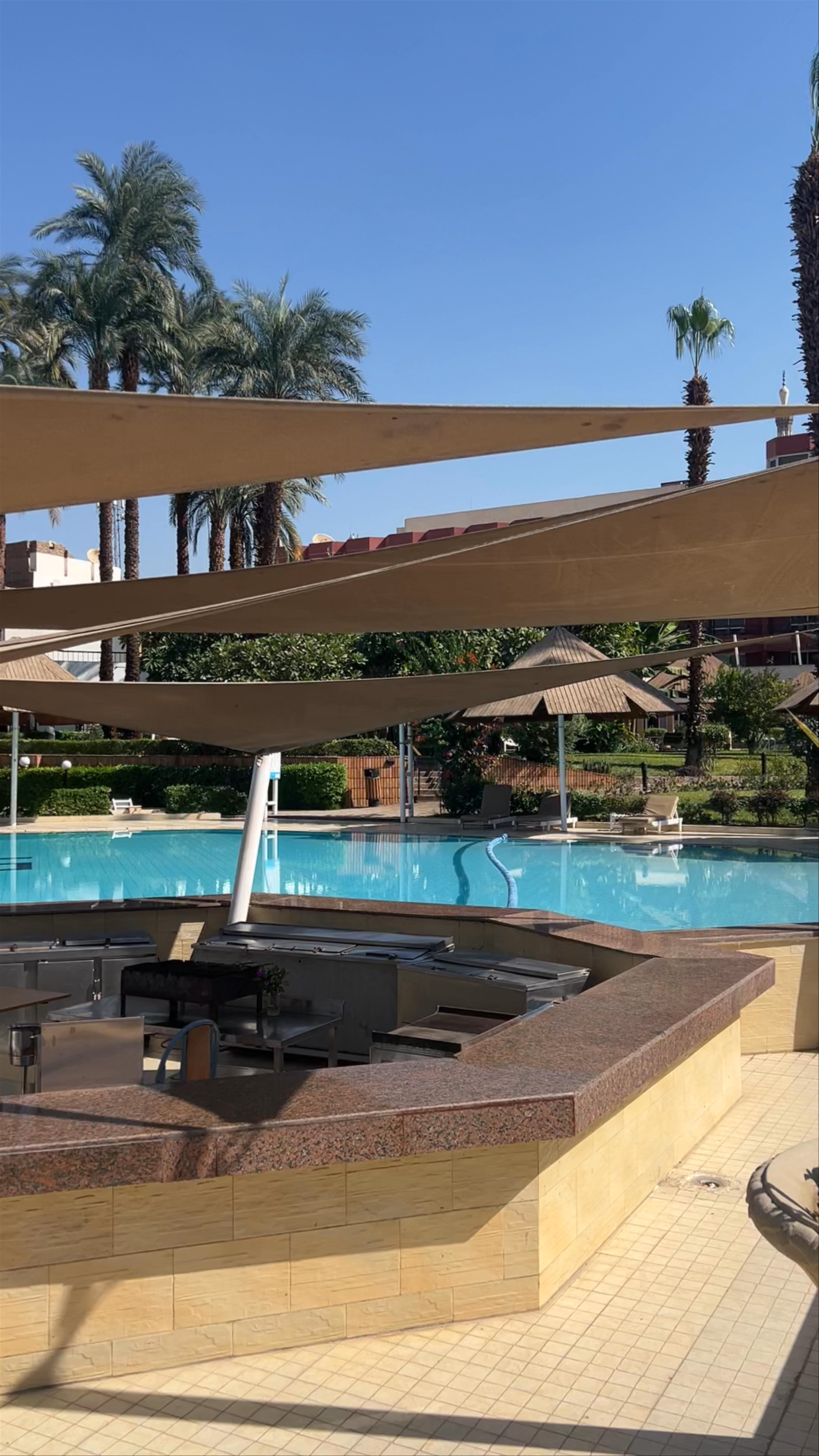 Peaceful Poolside Retreat at Pyramisa Hotel Luxor Overlooking the Nile