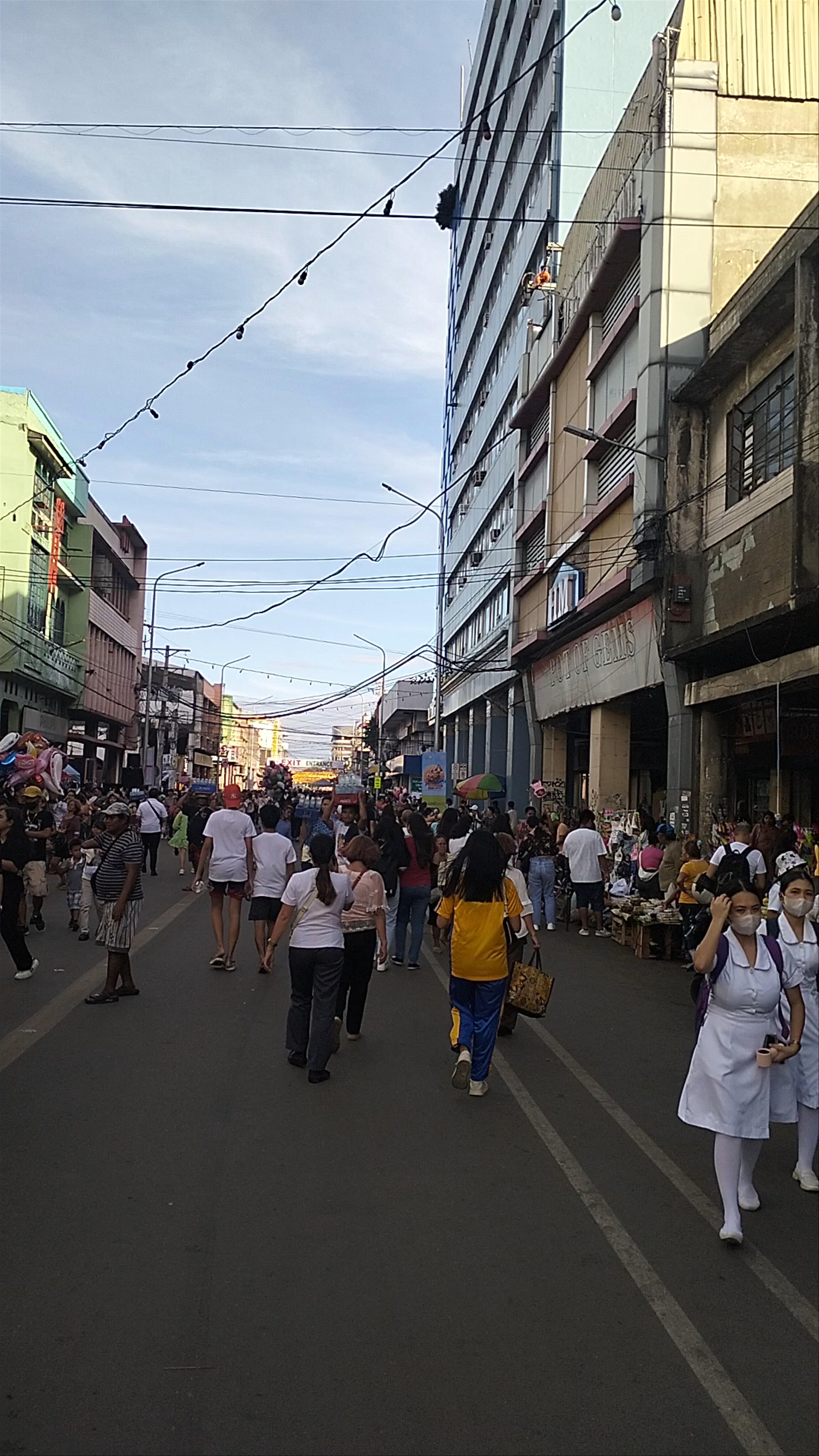 Sinulog Festival Street Scene in Cebu City, Philippines