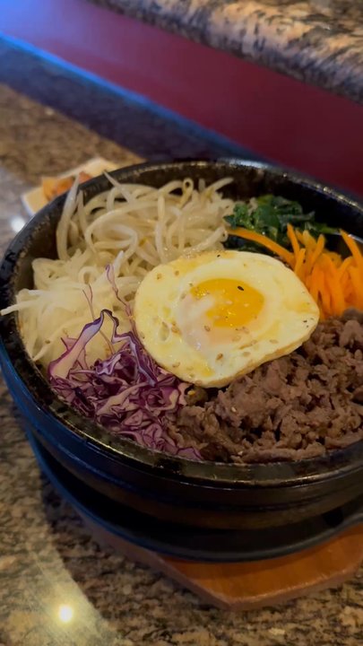 Kobe Restaurant - Sizzling bibimbap - Korean Near Me - Bellevue, Washington