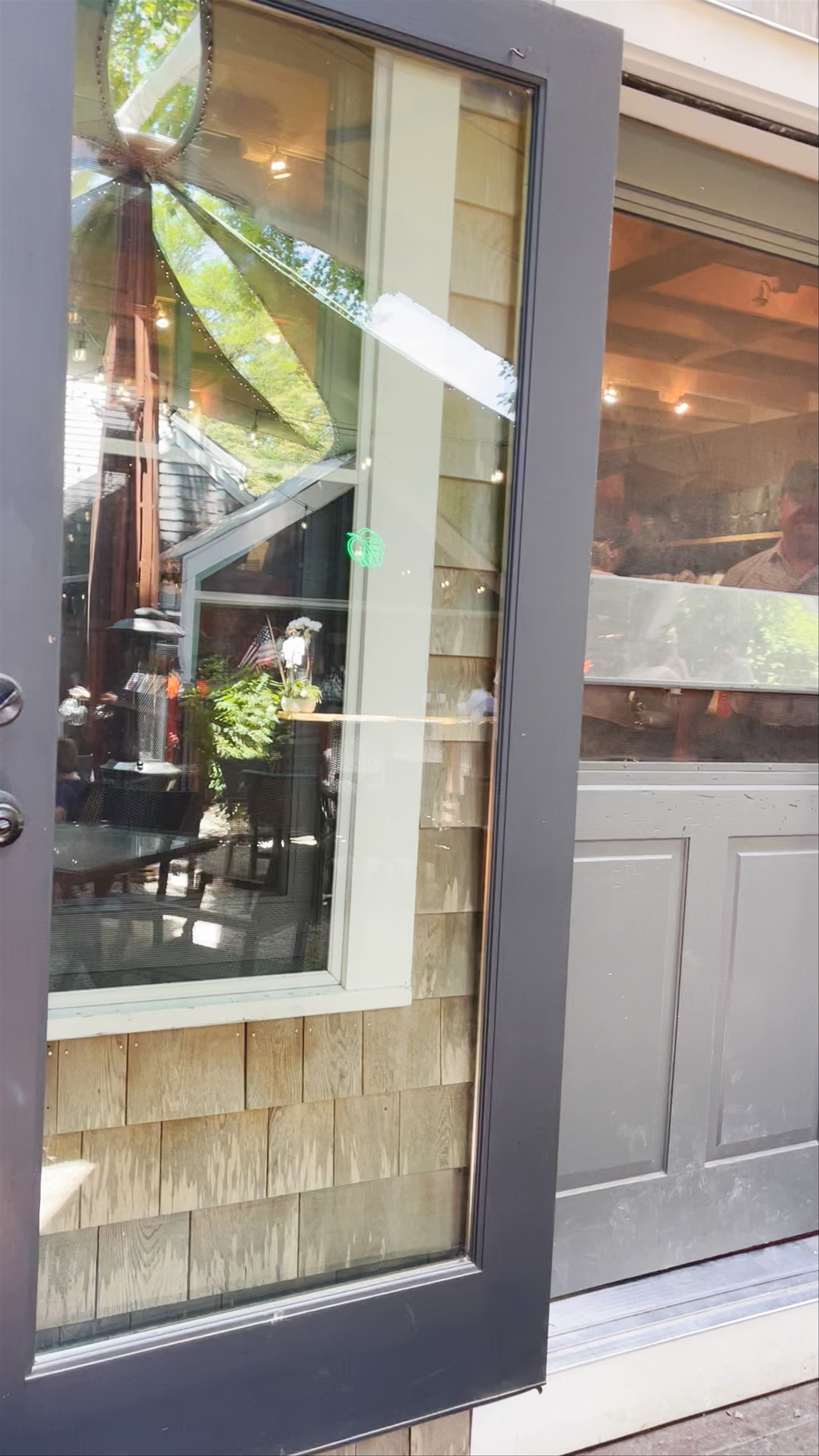 Charming Outdoor Café Behind the Bookstore in Edgartown