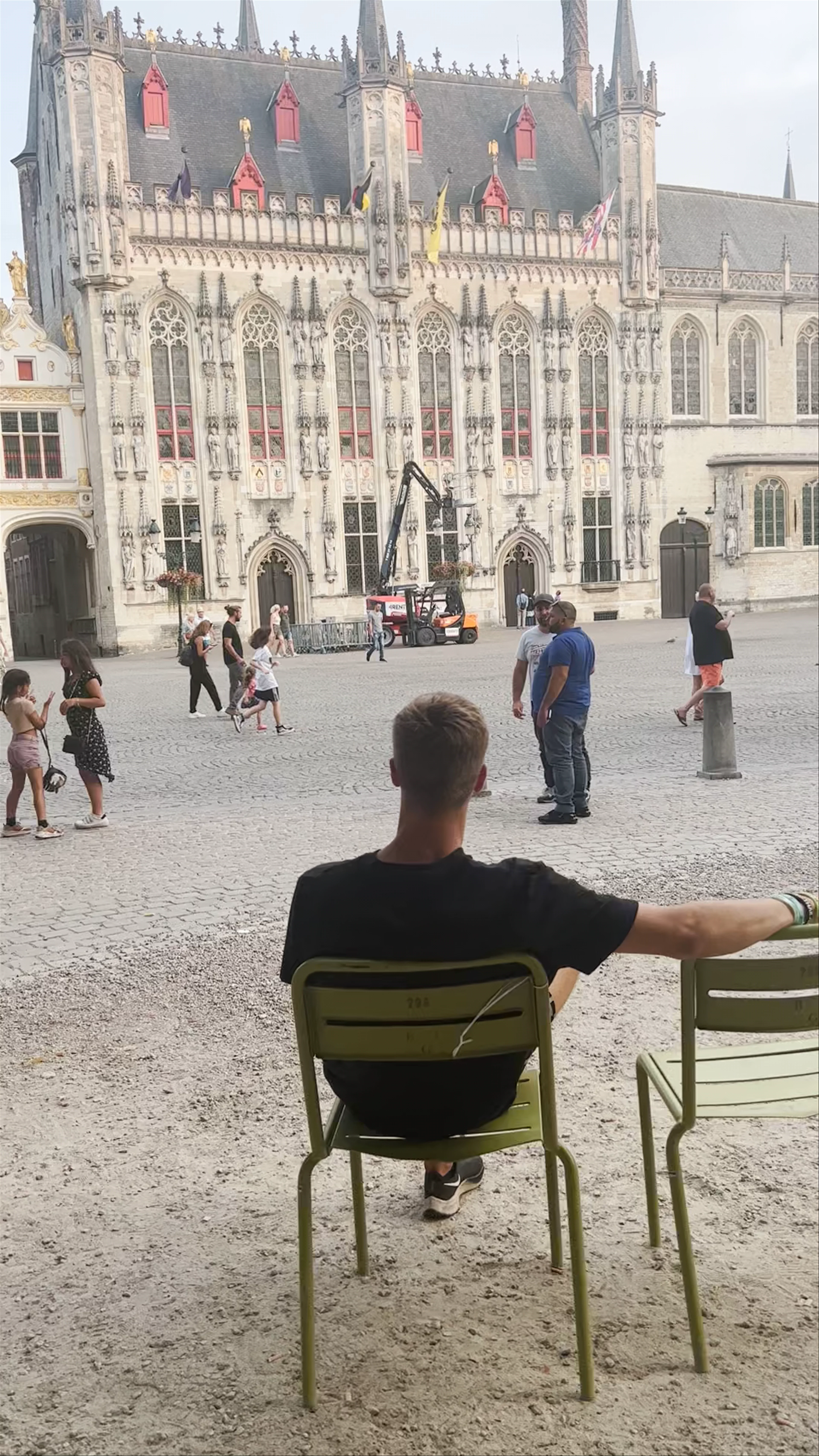 Burg Square, Burg, Bruges, Belgium
