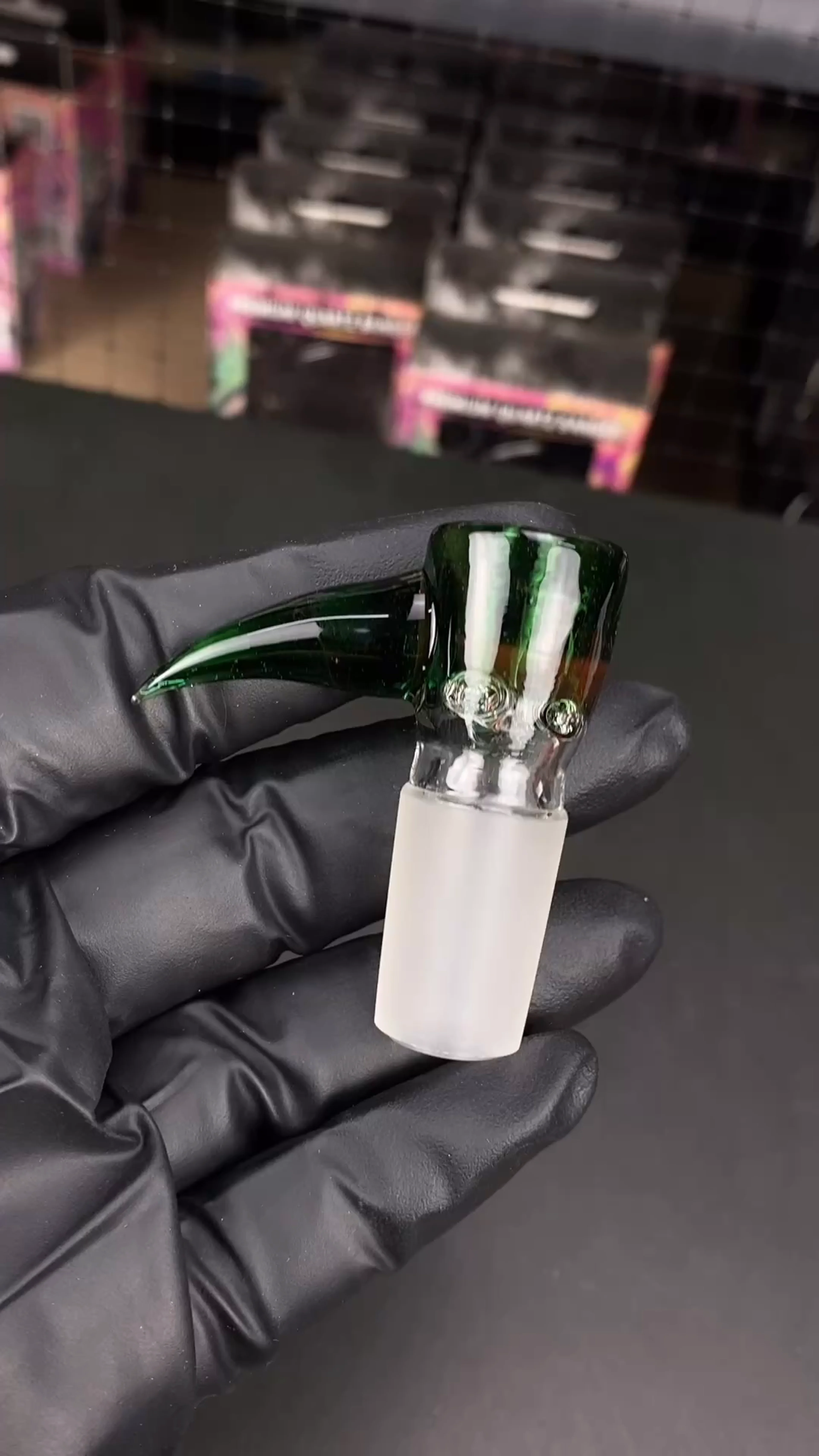 Preview pic of 18mm 4-Hole Glass Bowl Slide by Magizle