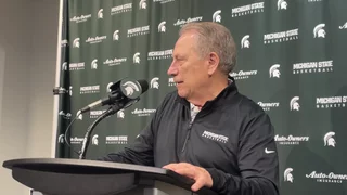 Video thumbnail for video titled Tom Izzo Speaks on what Type of Player Jordan Scott is to His Basketball Program.