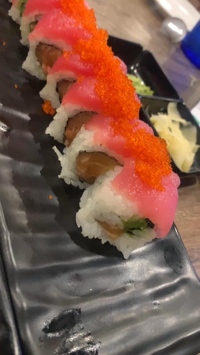 Kakuna Sushi - Cherry blossom and Crunch Roll - Ramen Near Me - San Jose, California