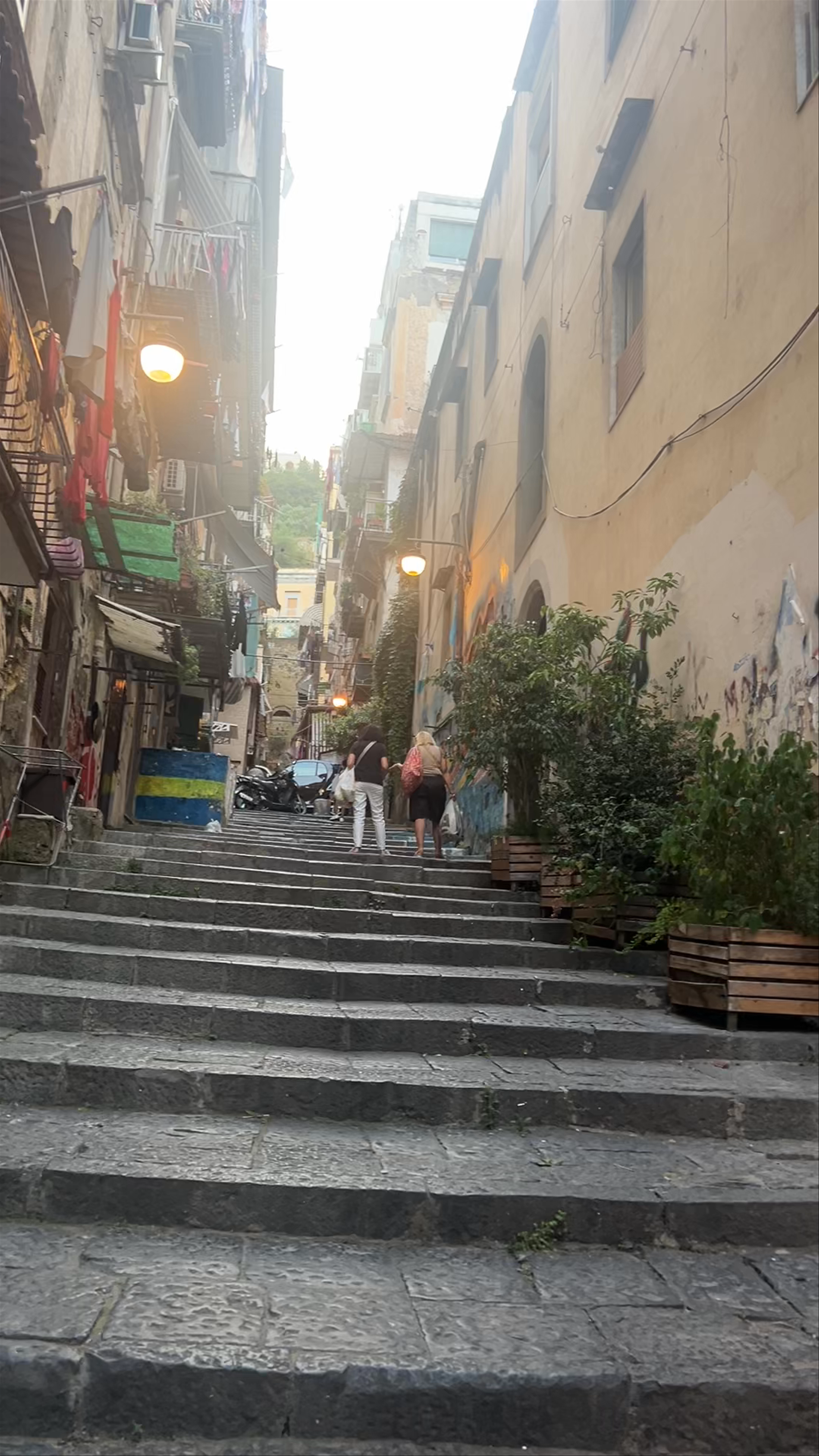 Murales Totò e Peppino: Street Art and Ambiance in Naples' Via Sanità
