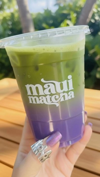 Maui Matcha - Ube matcha - Bubble Tea Near Me - Wailea, Hawaii