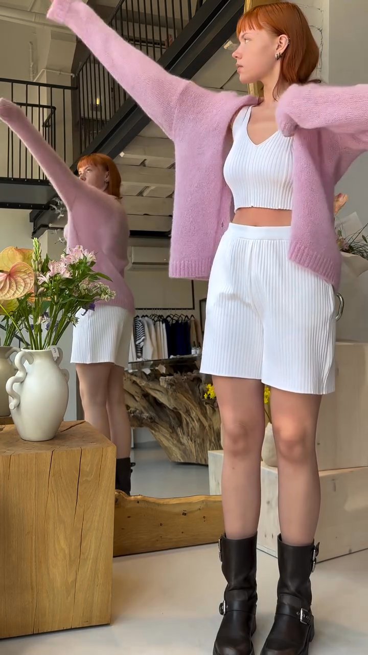 Mohair Cardigan - Pink | MELODY – SALANIDA