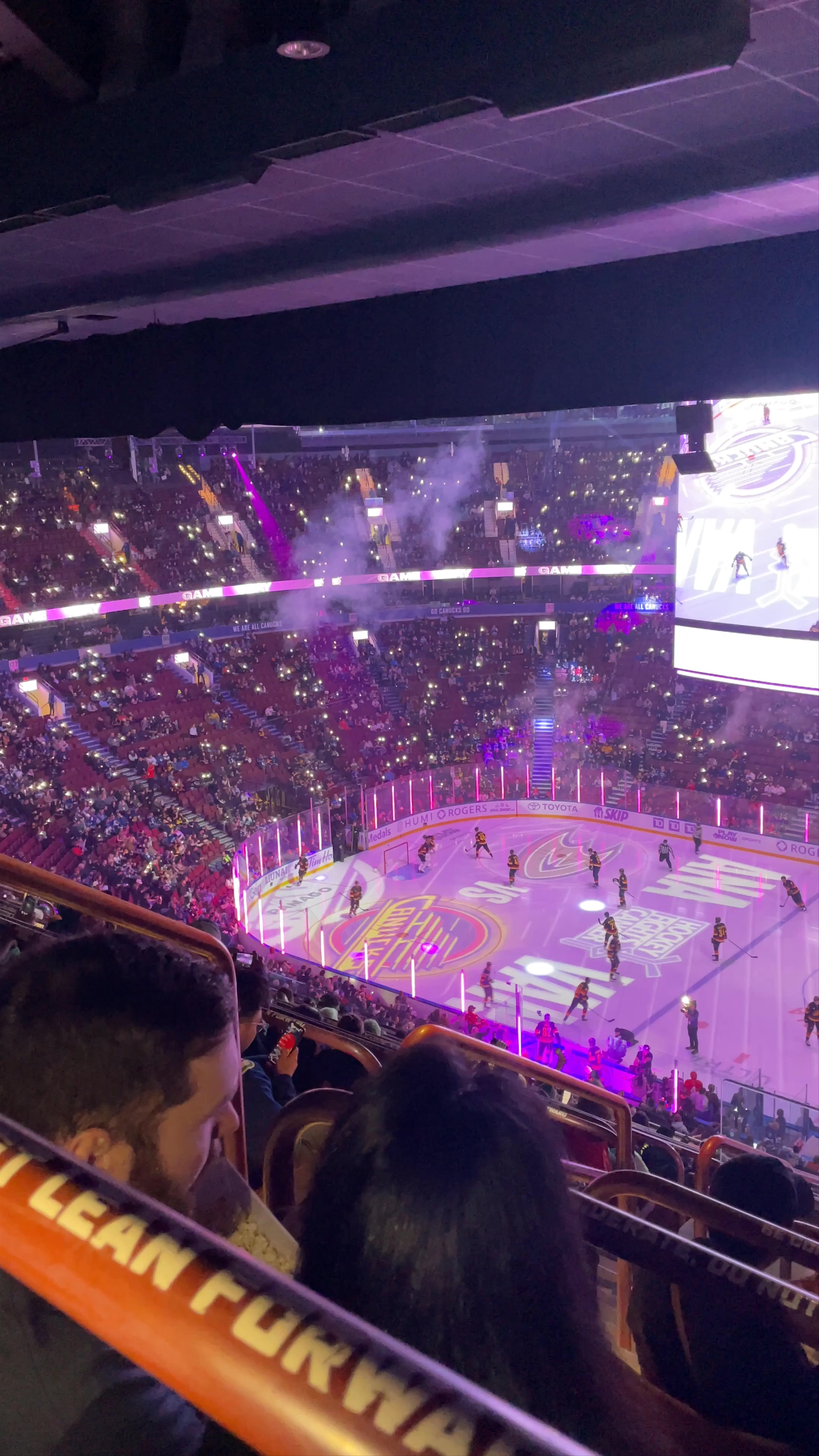 Electrifying Night at Rogers Arena: Vancouver Canucks Hockey Game Experience