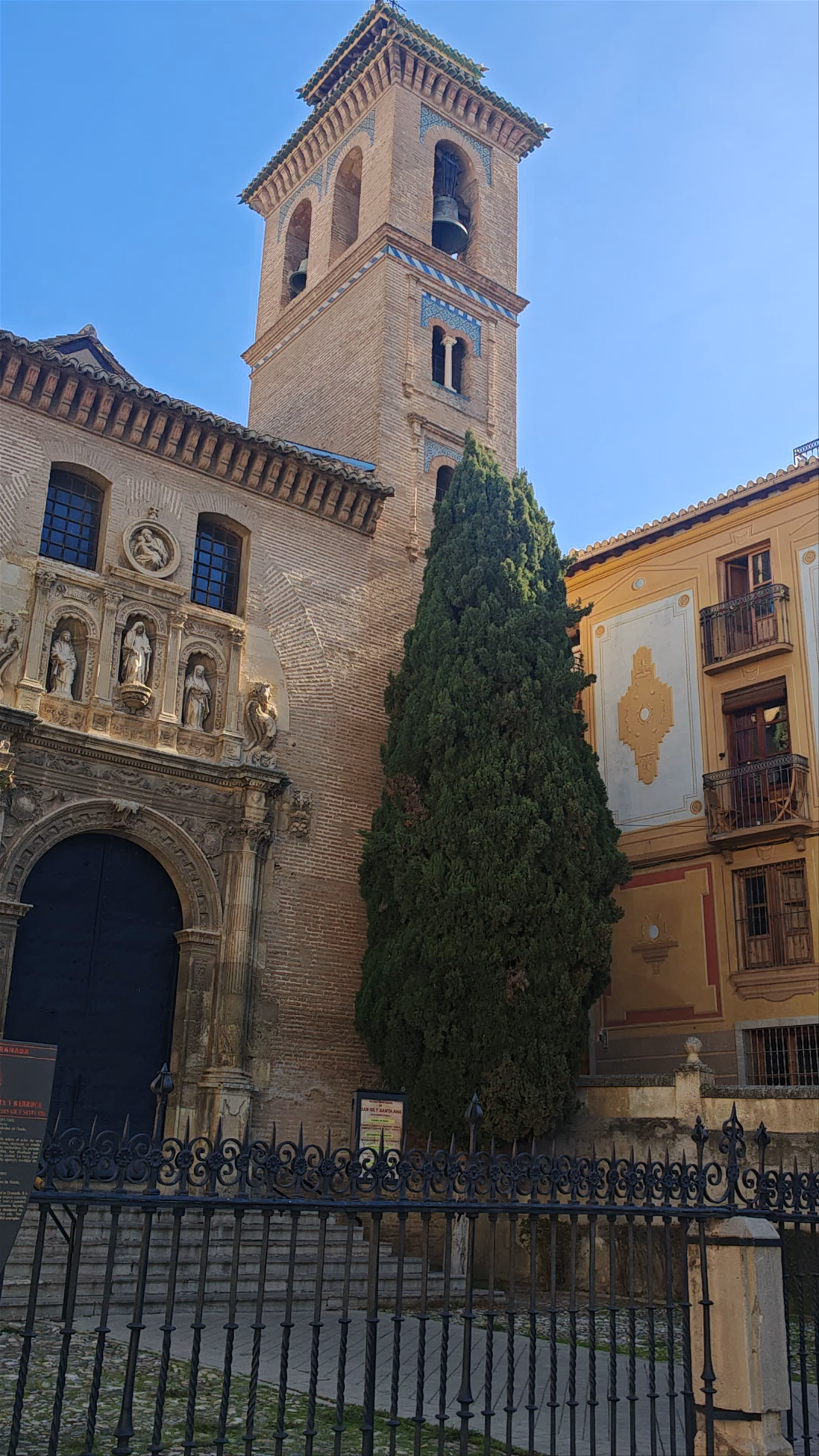 Historic Serenity at Iglesia de San Gil y Santa Ana in Granada