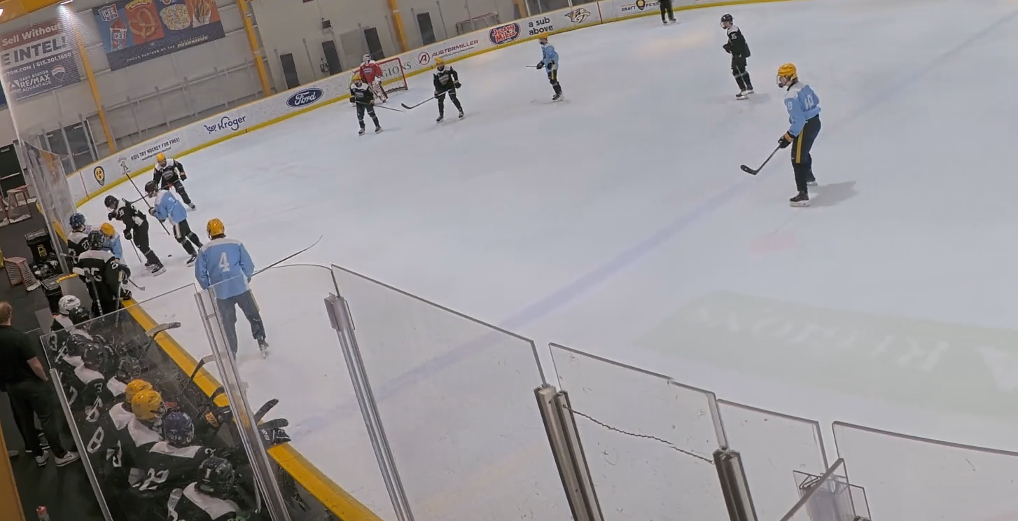 Maddox Cross: 2026 SAHA Districts ,playing  my controlled aggression game ,heavy on my stick , aggravates competition .