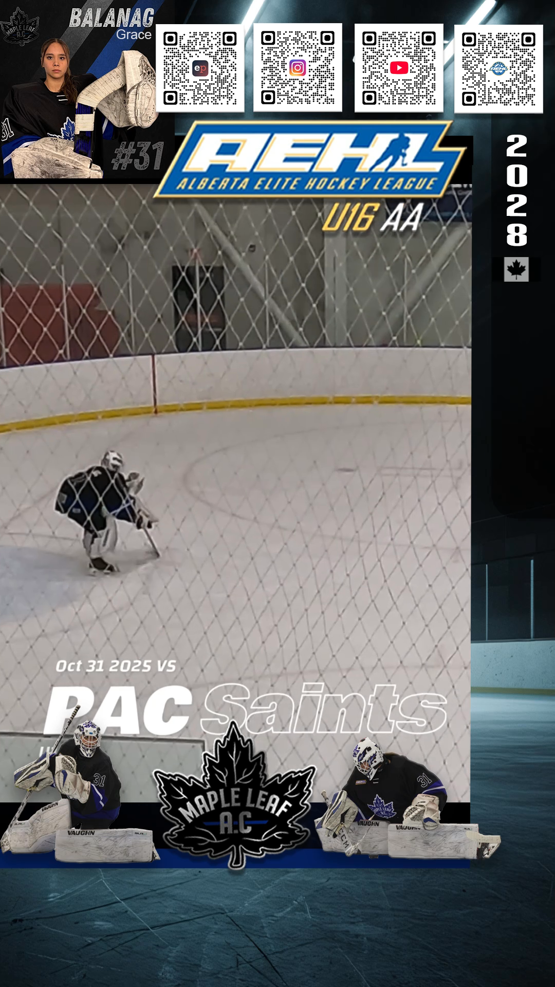 Grace Balanag Highlights 2of3 periods  vs PAC Saints | MLAC U16AA
