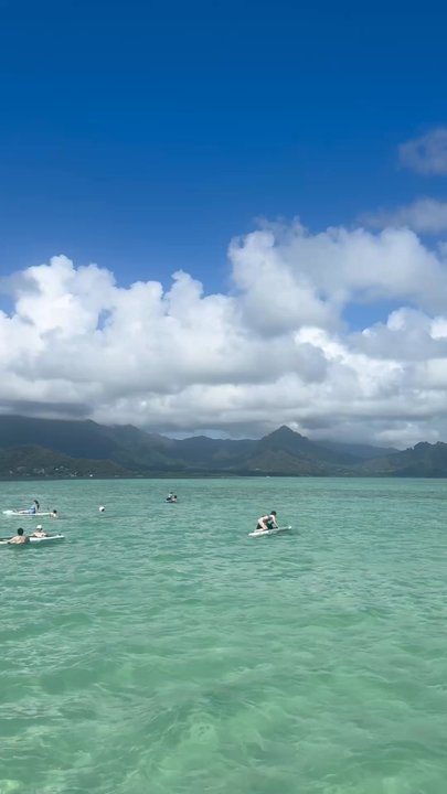 Captain Bruce - Beautiful clear shallow waters on the sandbar. - Boat Charters Near Me - Kaneohe, Hawaii