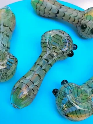 Preview pic of Fume Raked Spider Web Dry Spoon