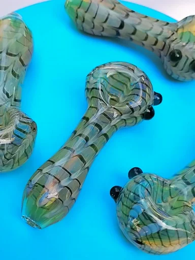 Preview pic of Fume Raked Spider Web Dry Spoon