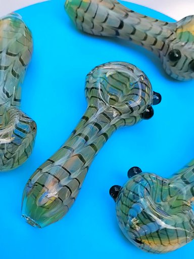Preview pic of Fume Raked Spider Web Dry Spoon