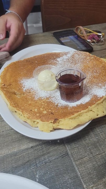 Breakfast Shack - Pastrami Eggs Bennedict and pancake. - Breakfast & Brunch Near Me - Redlands, California