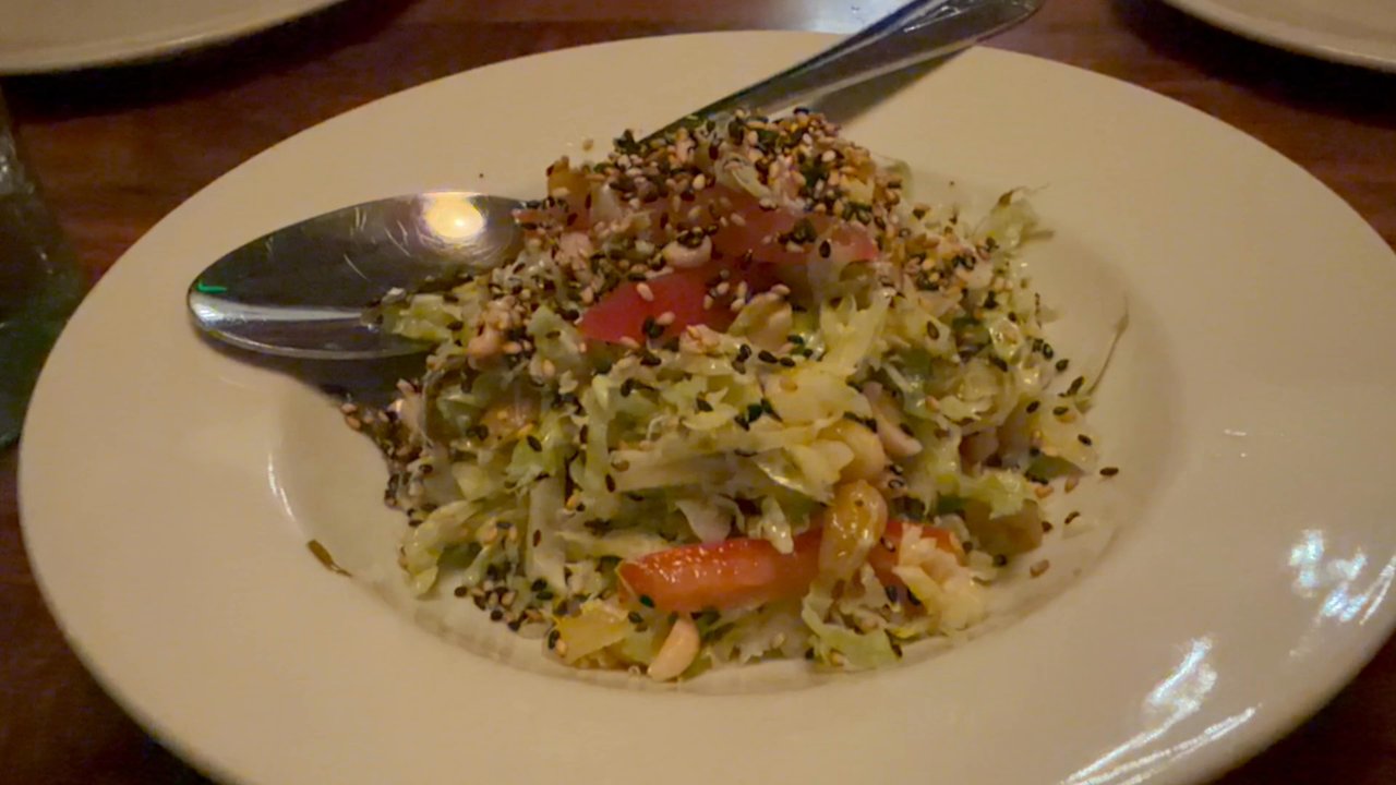 The Dutchess - Tea Leaf Salad (Lahpet Thoke). Very good. - Cafes Near Me - Ojai, California