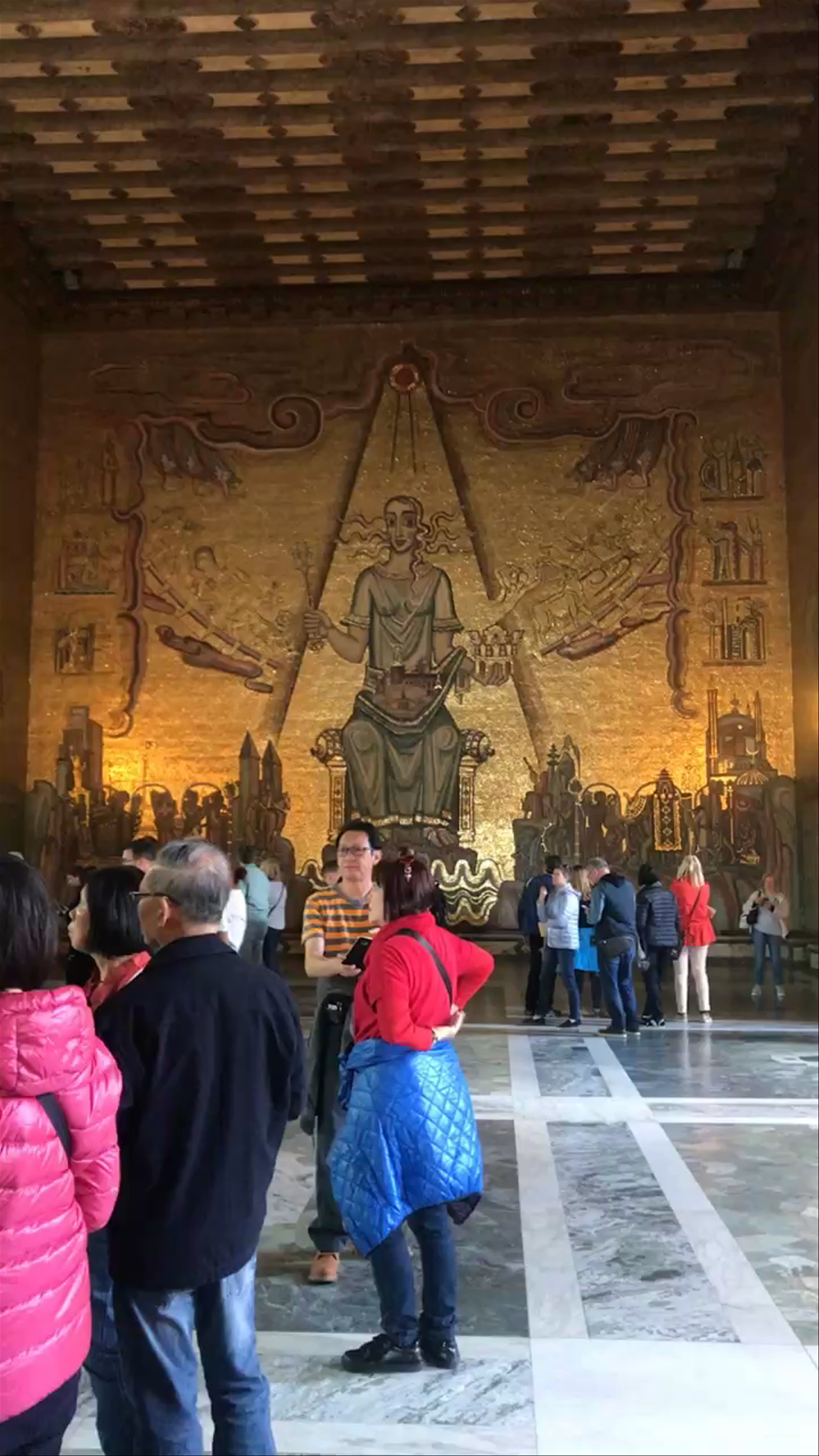 Majestic Murals Inside Stockholm City Hall
