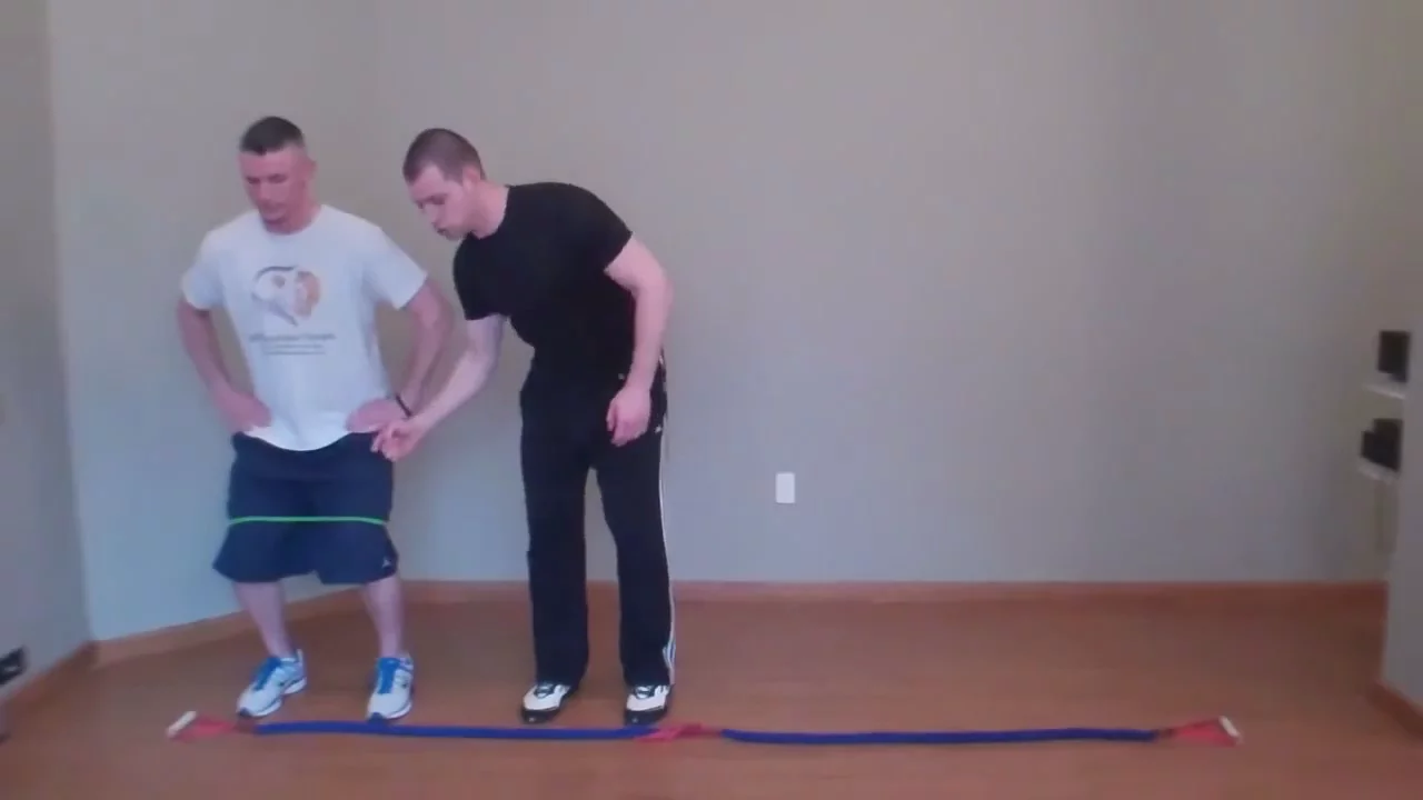 Side-Stepping - Another Progression (Gluteus Medius Reactive Integration/Activation)