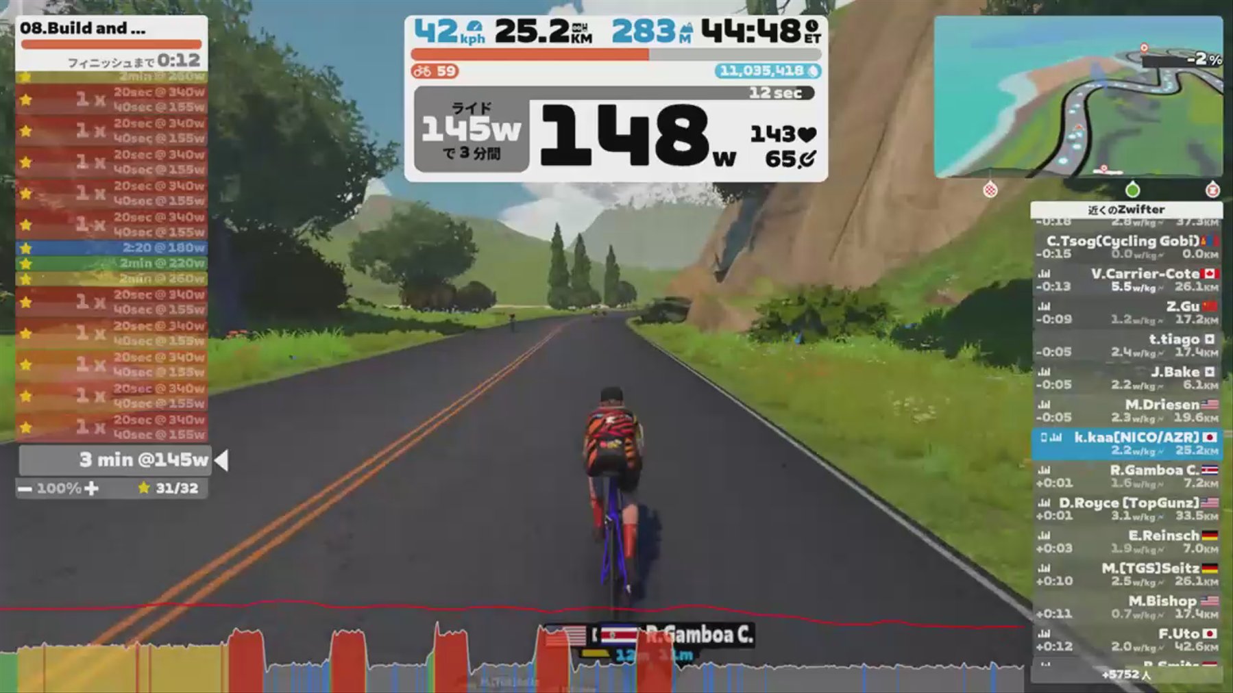 Zwift - 08. Build and Release on Countryside Tour in Watopia
